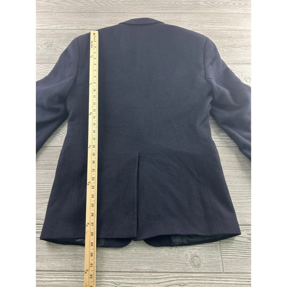 POLO by RALPH LAUREN BLUE 100% CAMEL HAIR SPORT COAT BLAZER JACKET Navy Blue